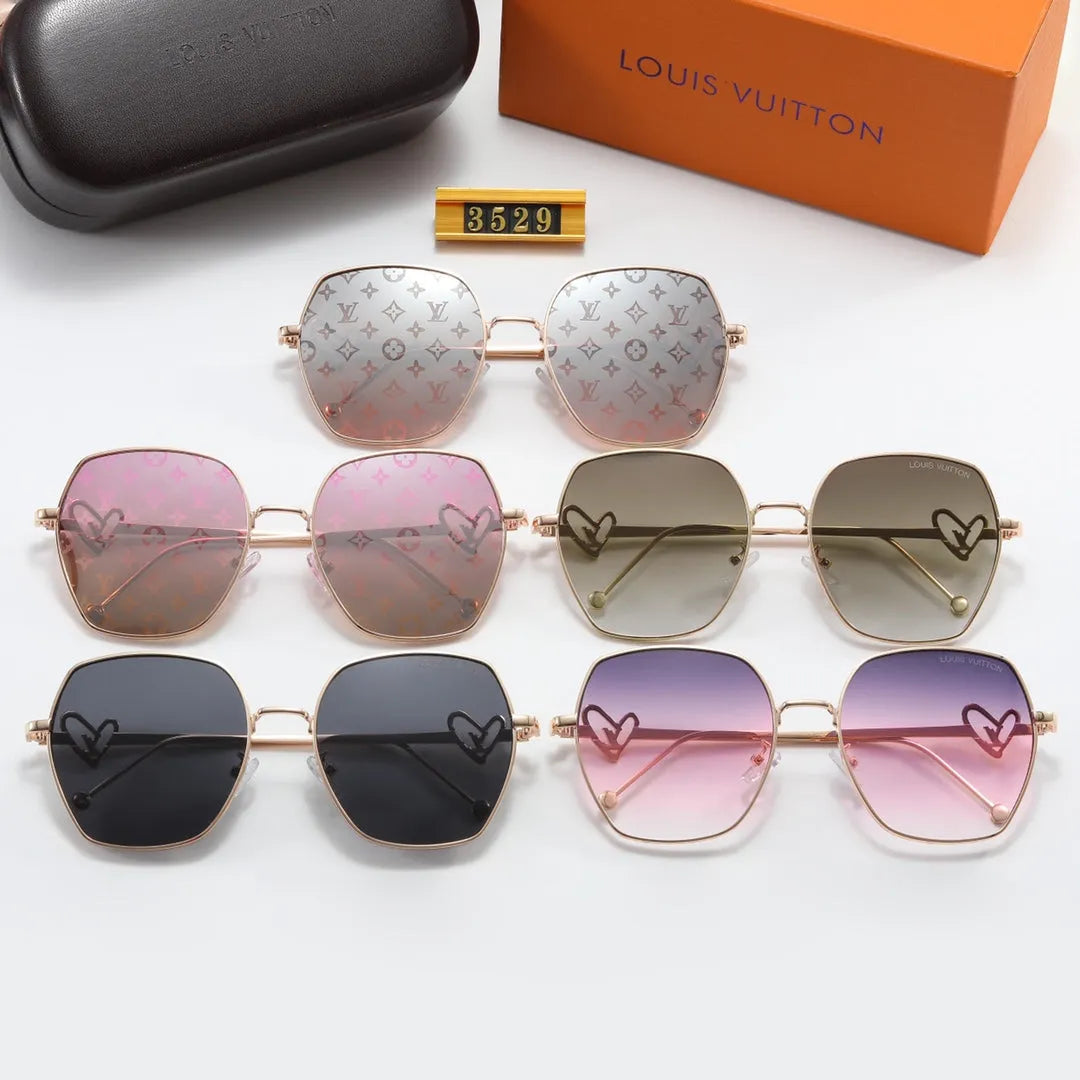 Fashionable Four-Leaf Clover Flat Sunglasses L857