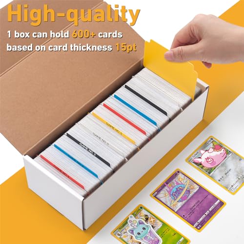 12 Pack Trading Card Storage Box with 20 Dividers P4791