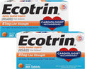 Safety Coated Aspirin Pain Reliever Tablets 81mg 365 ct Pack of 2 F98684