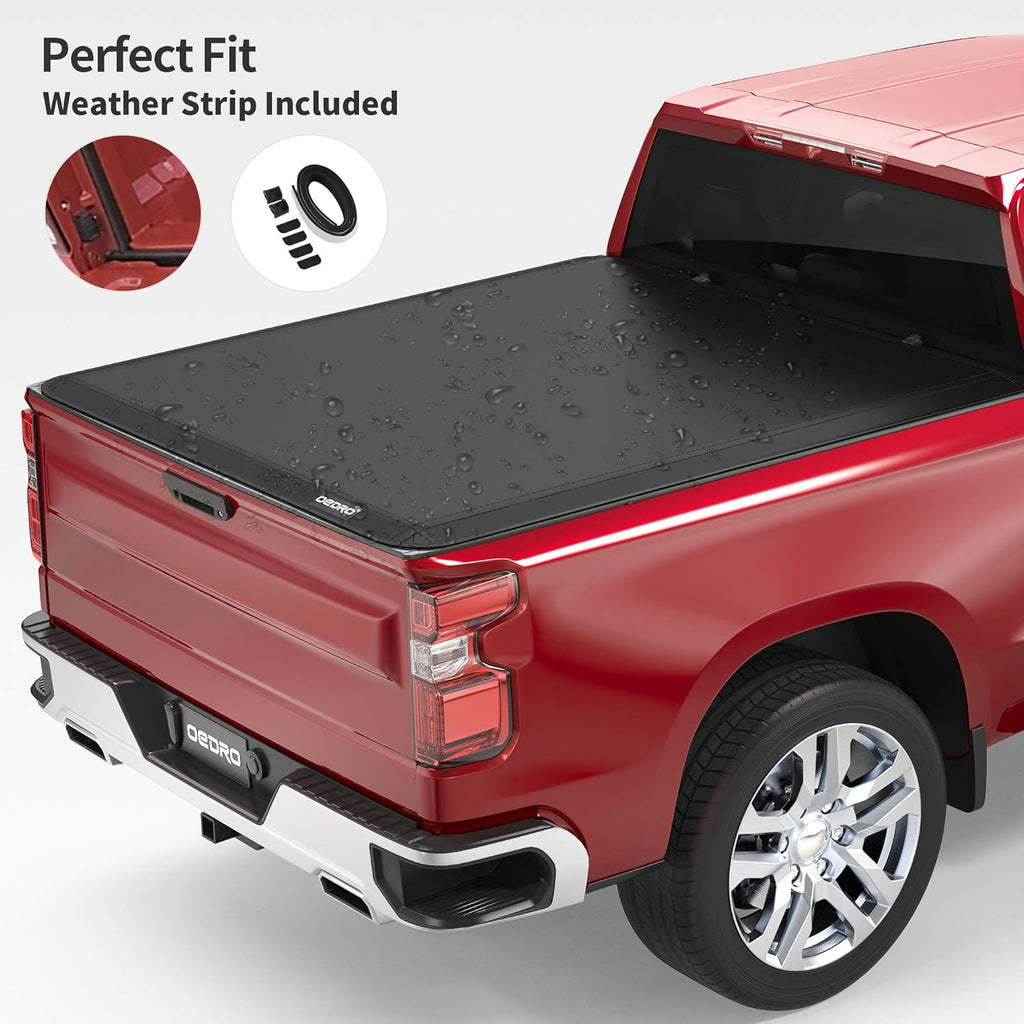 Soft Quad Fold Truck Bed Tonneau Cover Z1121