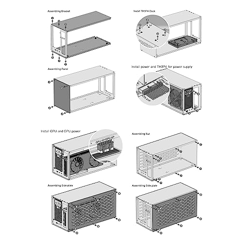 ITX Chassis Steel Acrylic ATX PC Case B792