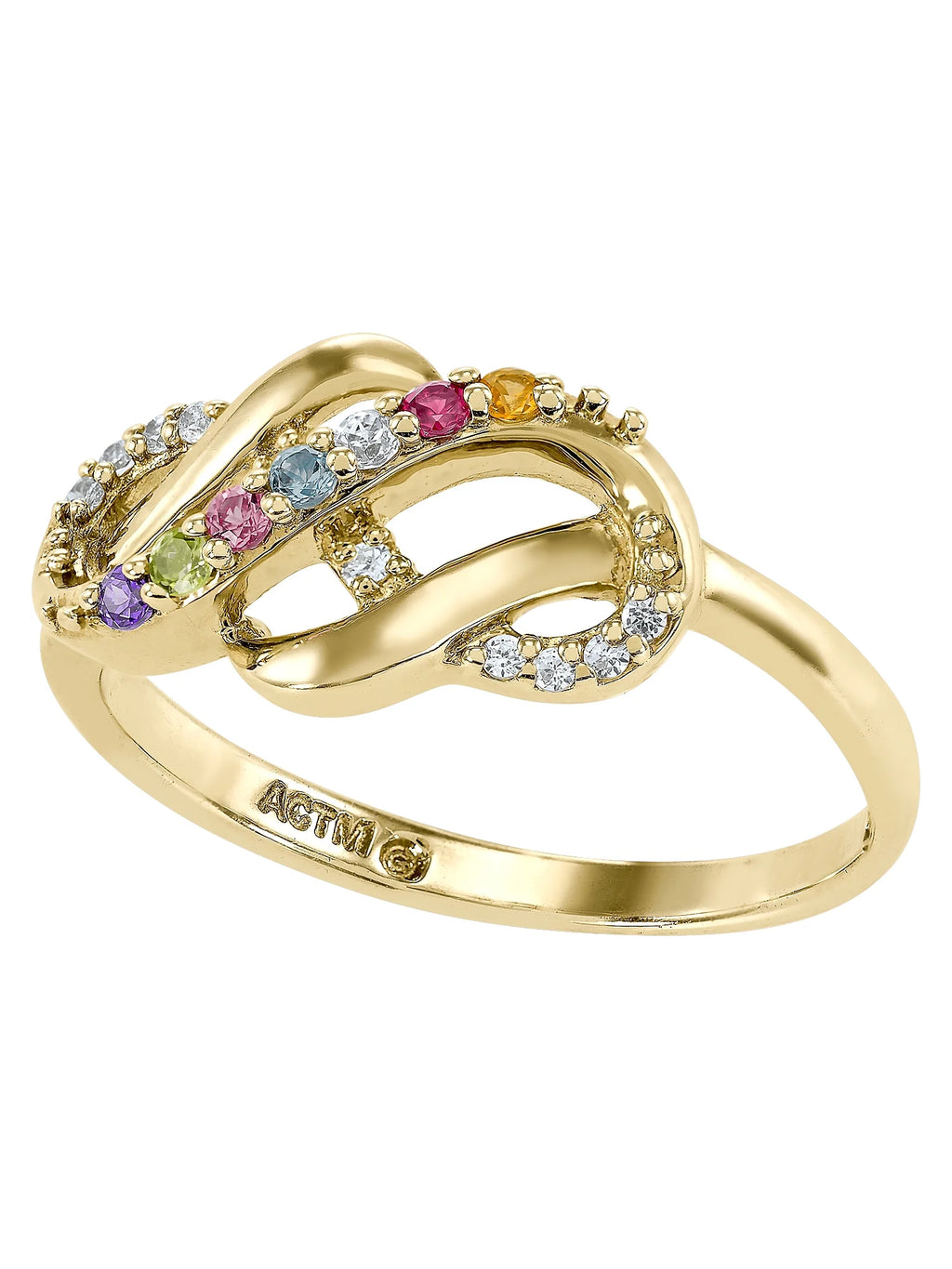 Blue Bell Ring in 10K Yellow Gold over Sterling Silver X113