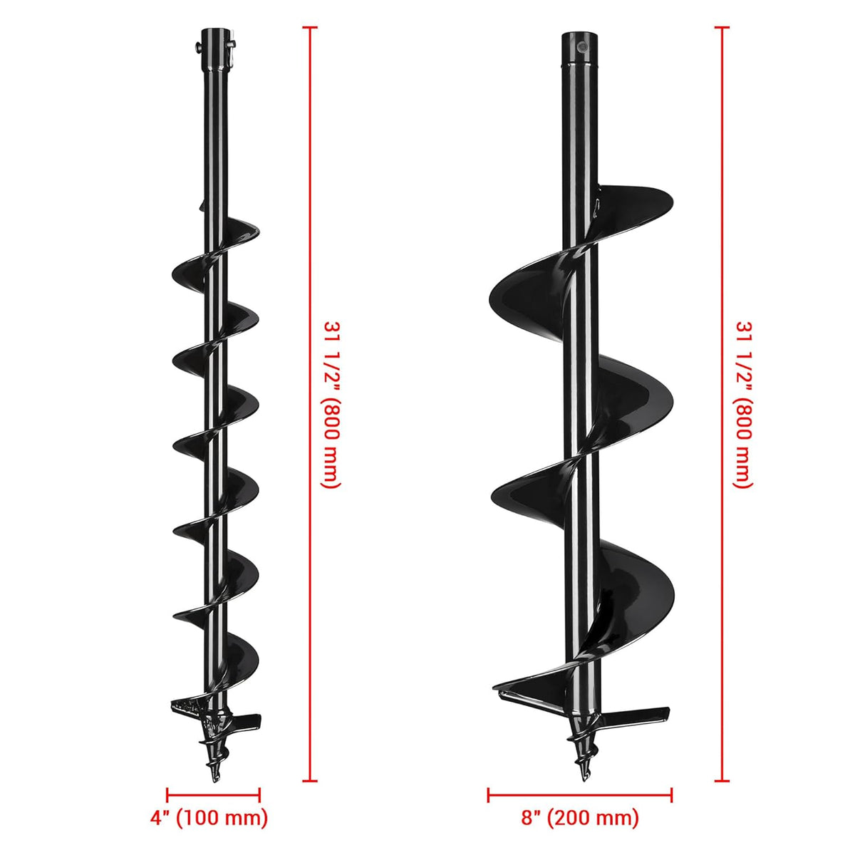 Earth Auger Drill Bit For Planting Flower Fence Post Hole Digger Gardening I864