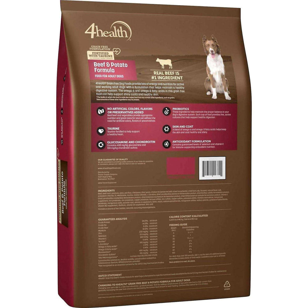 Grain Free Beef and Potato Formula Dry Dog Food P595748