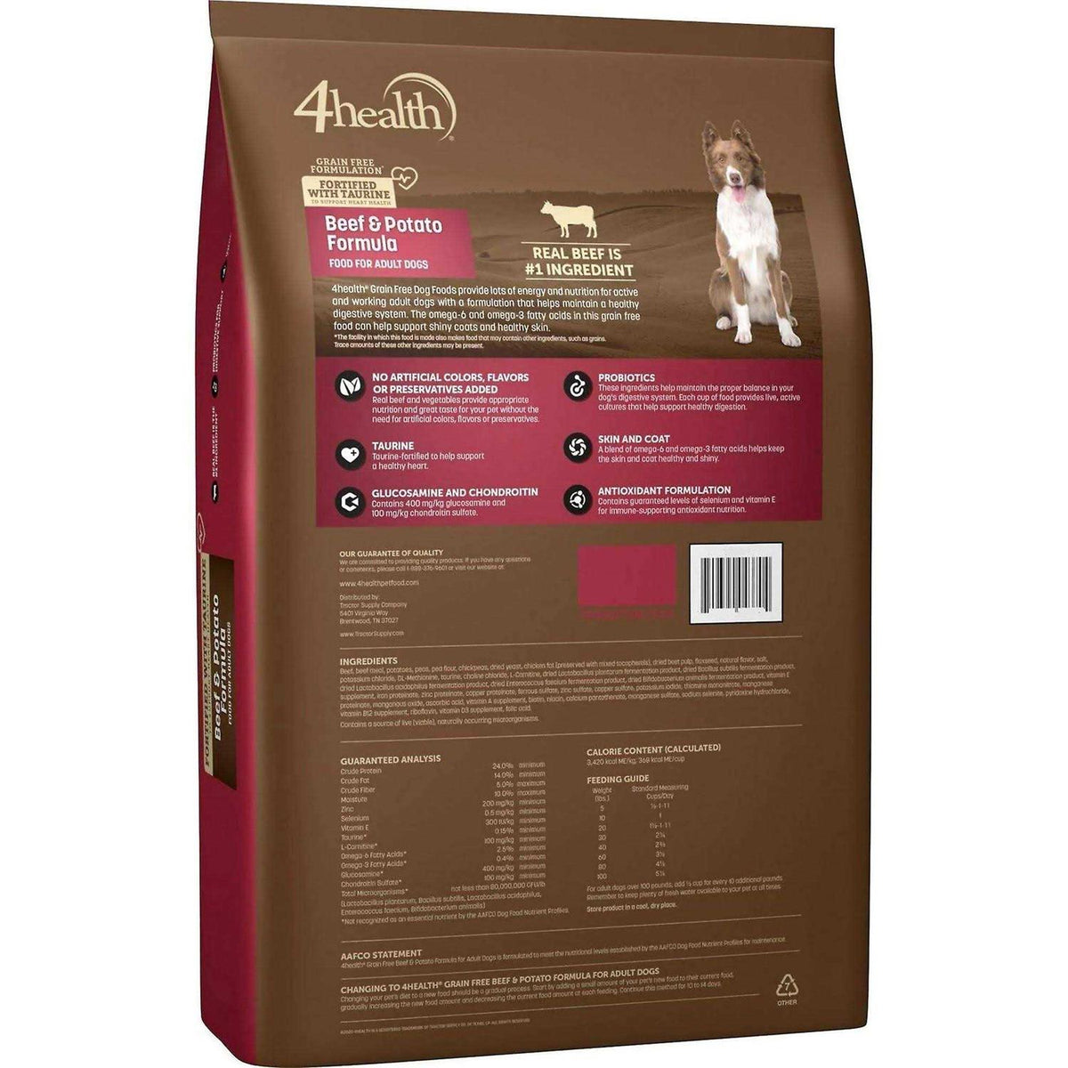Grain Free Beef and Potato Formula Dry Dog Food P595748