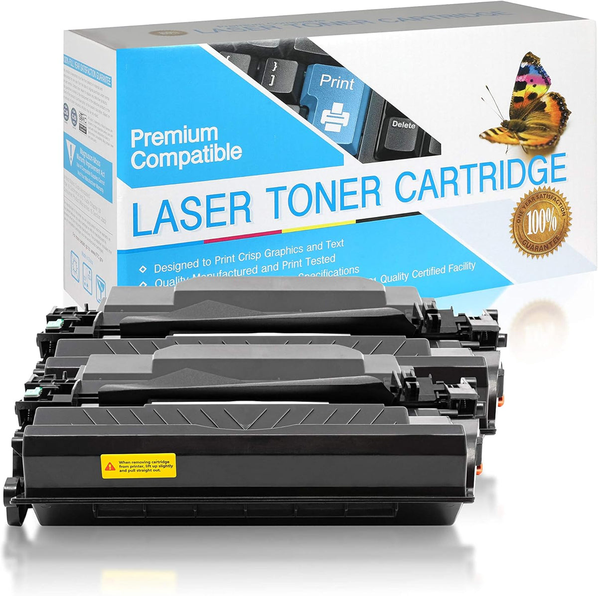 Compatible Toner Cartridge for HP 87X / CF287X (Black, 2 Pack) U802442