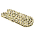 520 X 96 Gold Plated X-Ring Motorbike Chain with Master Link V6344