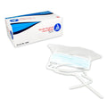 Blue Surgical Face Mask with Ties and Plastic Shield, Box of 50 N90610