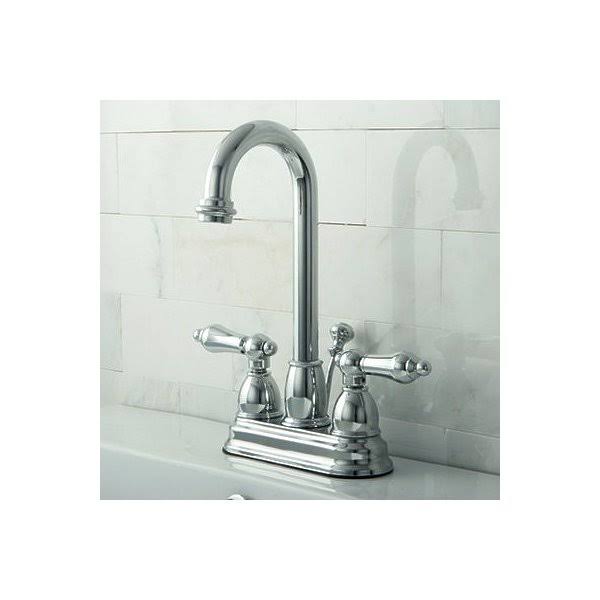 Centerset Bathroom Faucet Polished Brass D8770