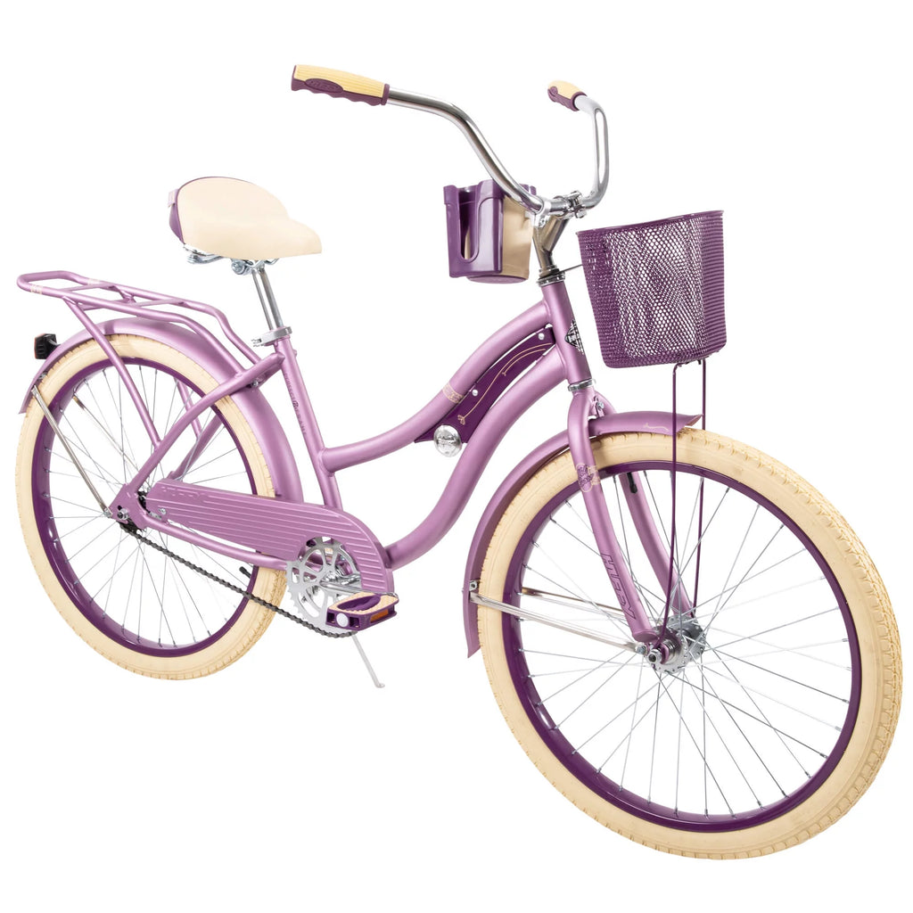24 Inch Purple Satin Cruiser Bike A53852