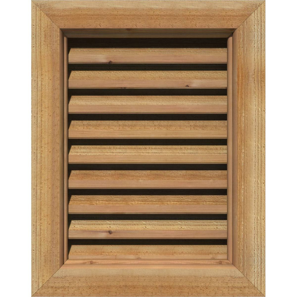 Unfinished Functional Vertical Gable Vent G22639