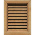 Unfinished Functional Vertical Gable Vent G22639
