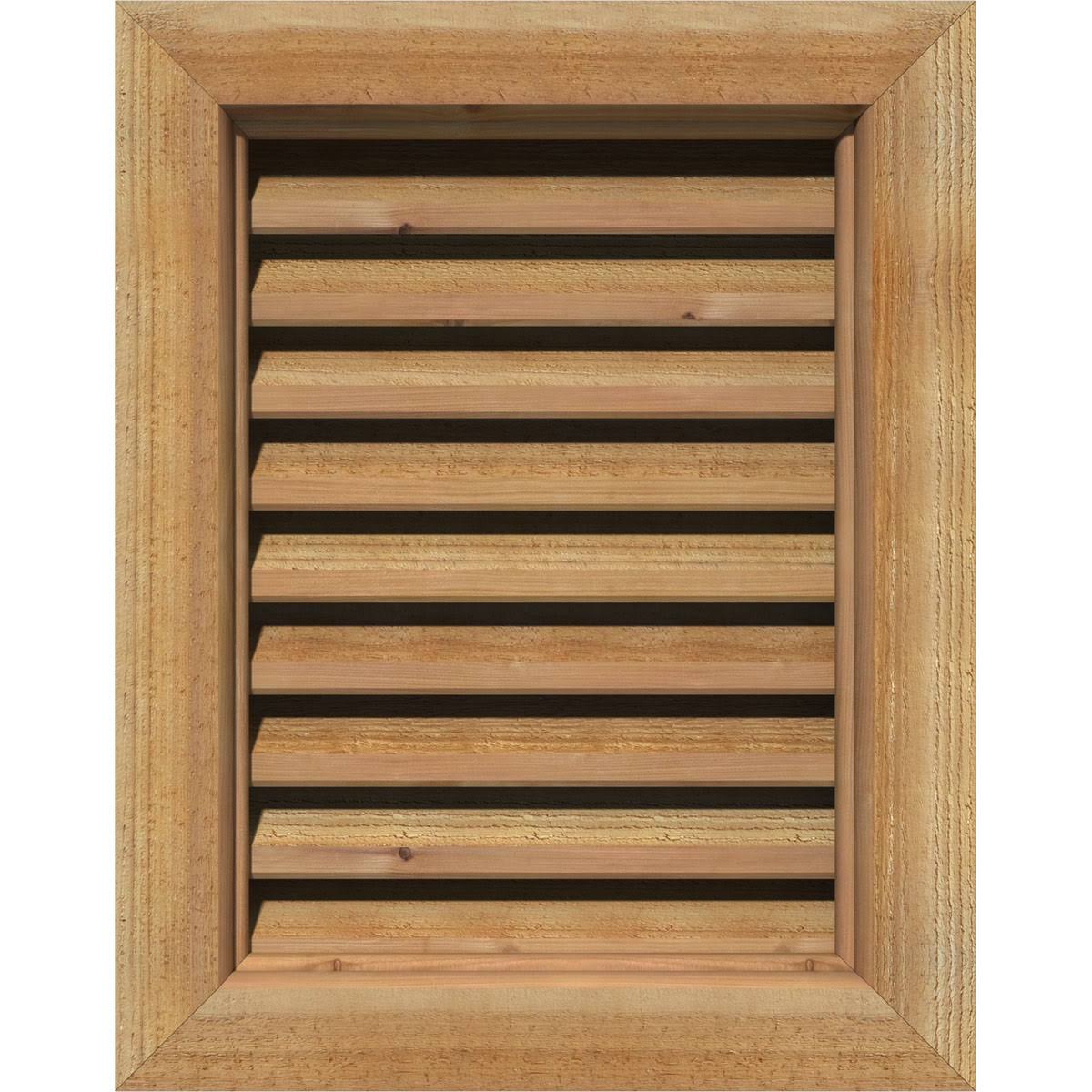 Unfinished Functional Vertical Gable Vent G22639