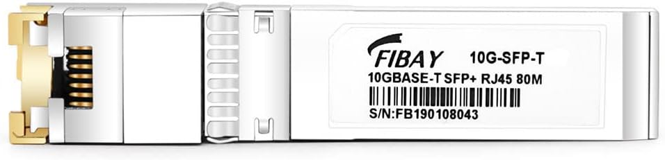 10GBase-T SFP+ to RJ45 Transceiver, 80m, Copper, Pack of 2 P96129