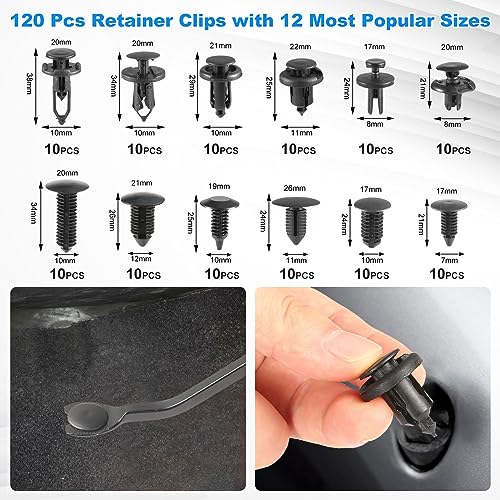 342 Pcs Trim Removal Tool Kit with Clip Plier I2209