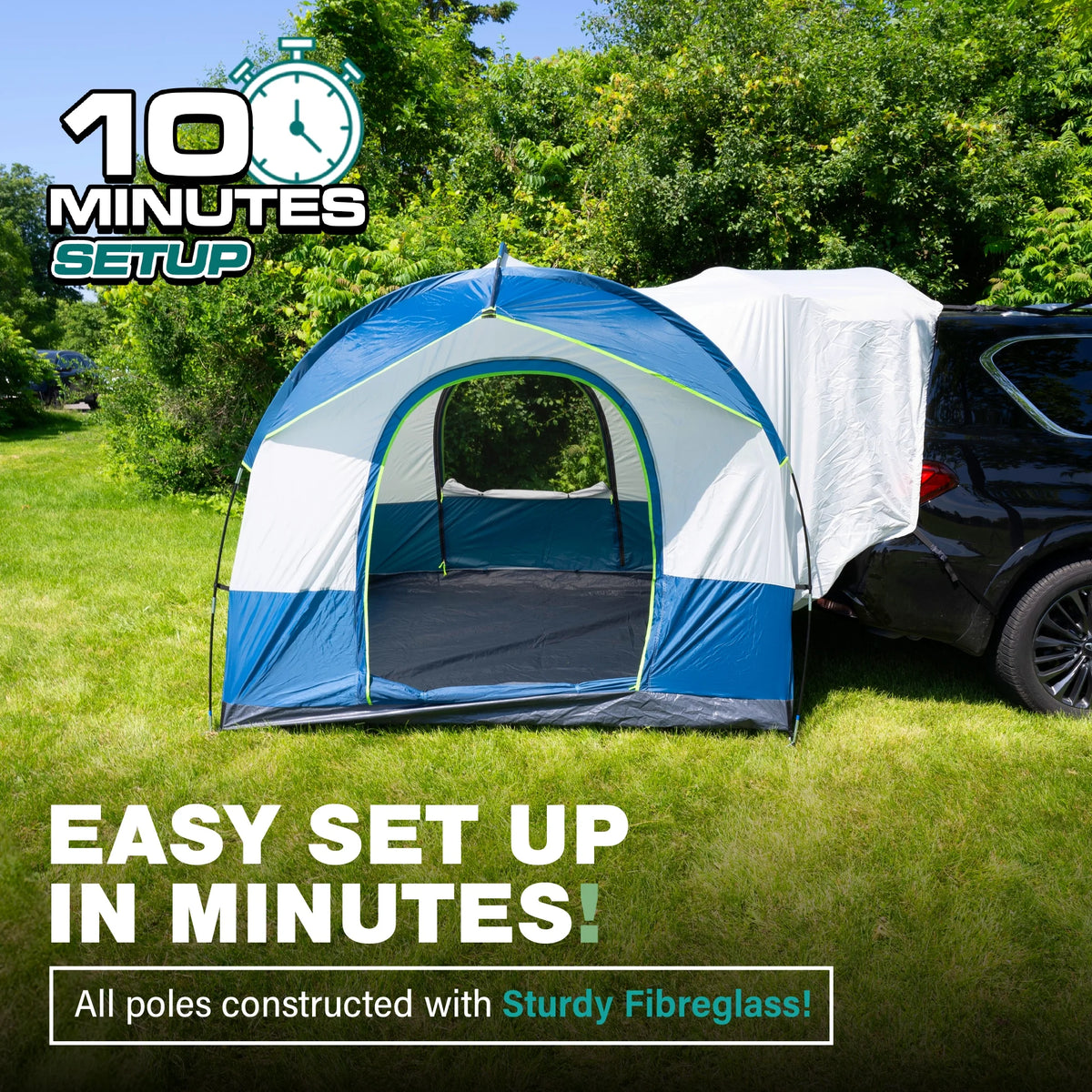 8-Person Camping Tent with Rainfly and Storage Bag N376