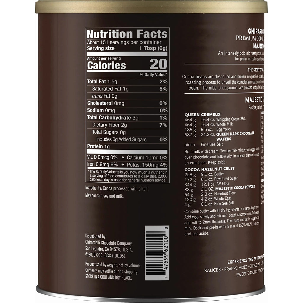 Dutch Processed Cocoa Powder, 2 Lb N7035
