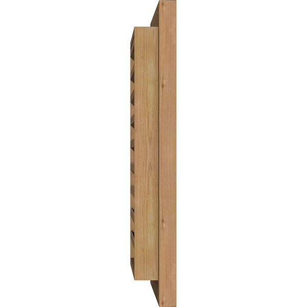 Unfinished Functional Vertical Gable Vent G22639