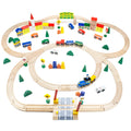 100 Piece Wooden Train Set K38081