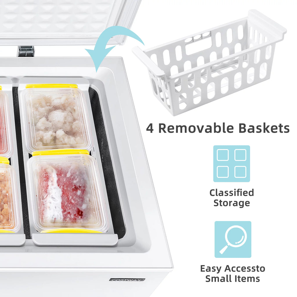 Chest Freezer 7.0 Cu.ft 4 Baskets E2292