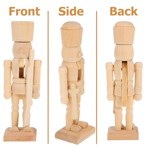 3 Pcs Wooden Nutcracker Christmas Decor Y5909