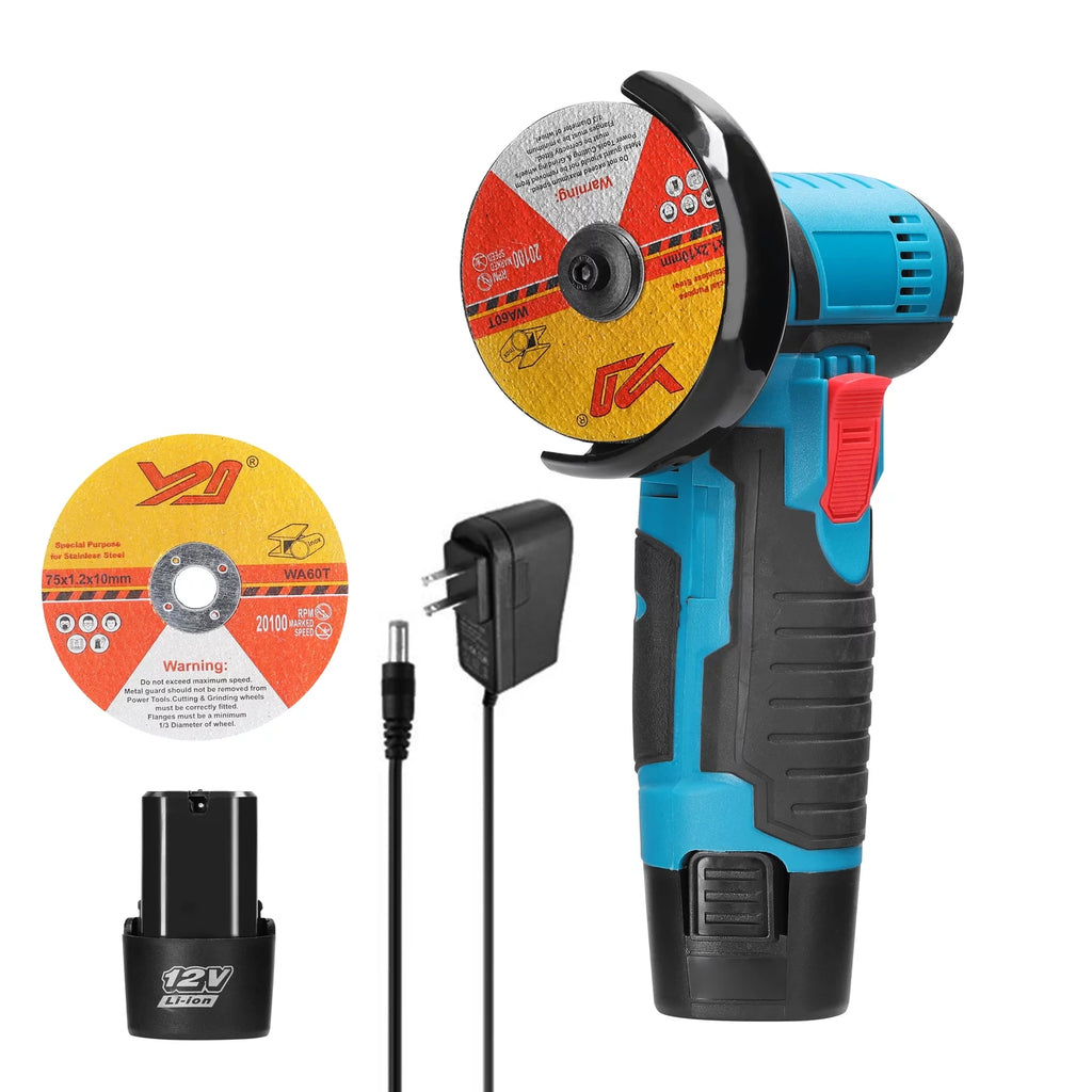 12 V Handheld Portable Electric Angle Grinder D71700