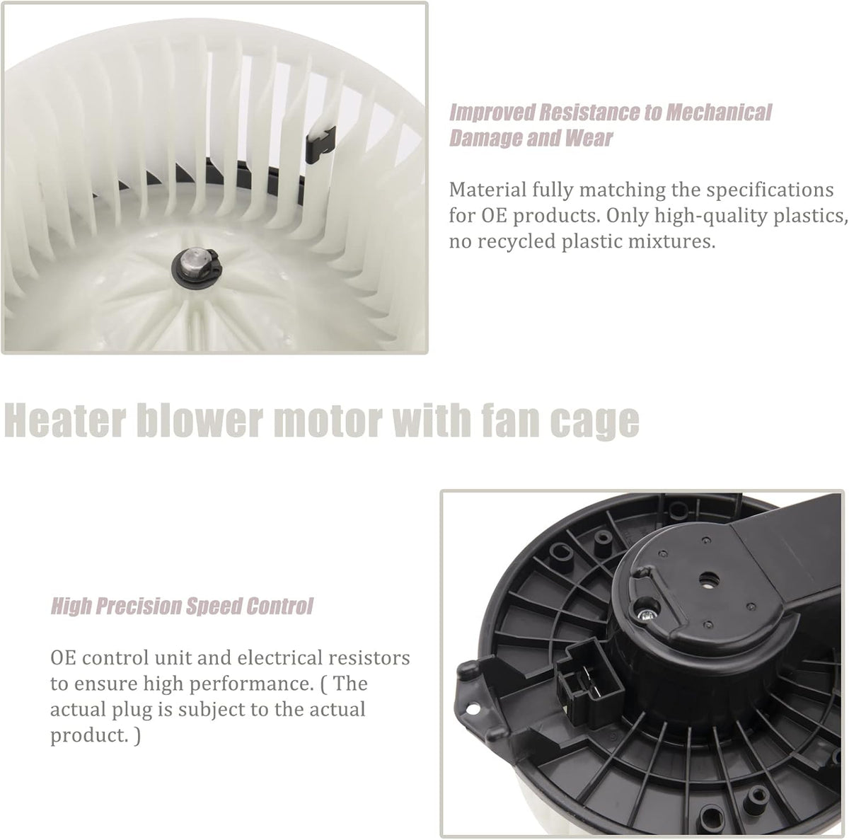 Blower Motor with Fan Cage Pack of 2 R8066