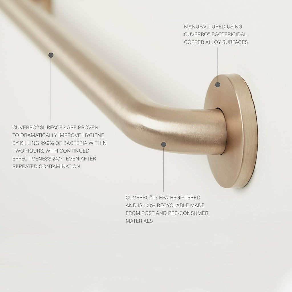 24 Inch Bactericidal Copper Alloy Grab Bar N53537