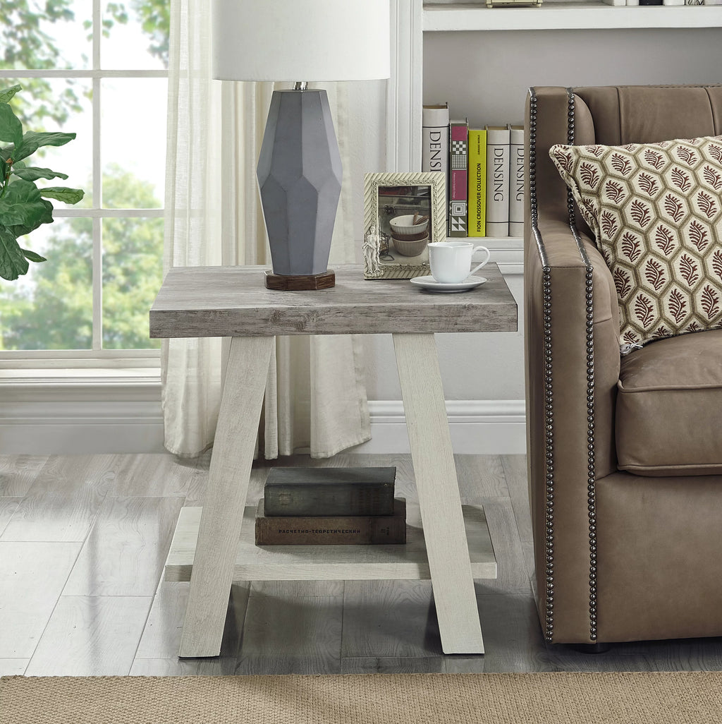 Contemporary Wood End Table B506