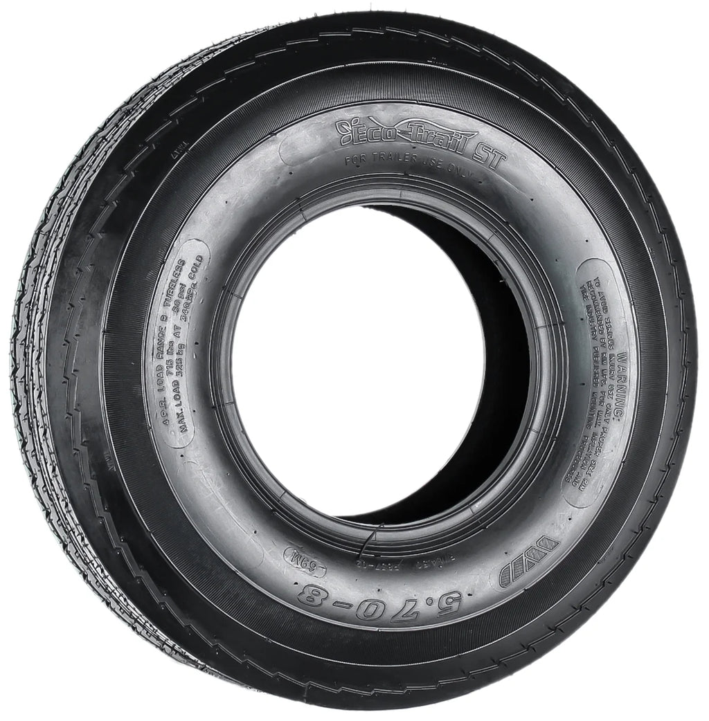 2-Pack Trailer Tire 5.70-8 4 Ply Bias J48619