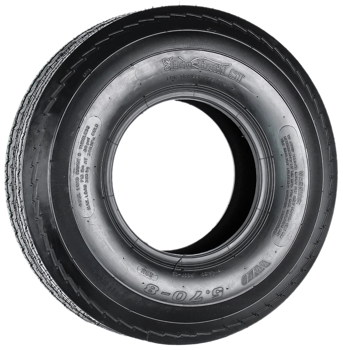 2-Pack Trailer Tire 5.70-8 4 Ply Bias J48619