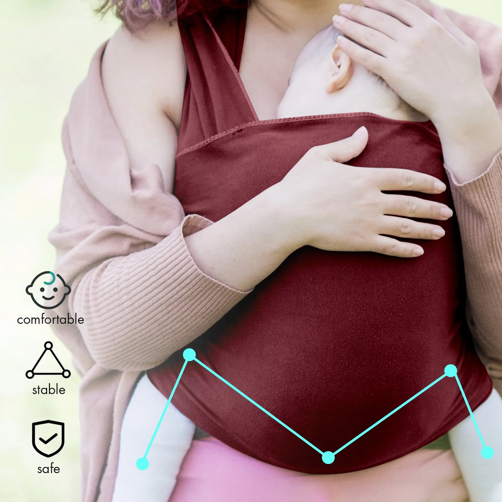 Organic Cotton Adjustable Baby Wrap Carrier V2072