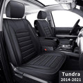 Black & Blue Faux Leather Full Set Seat Covers O300771