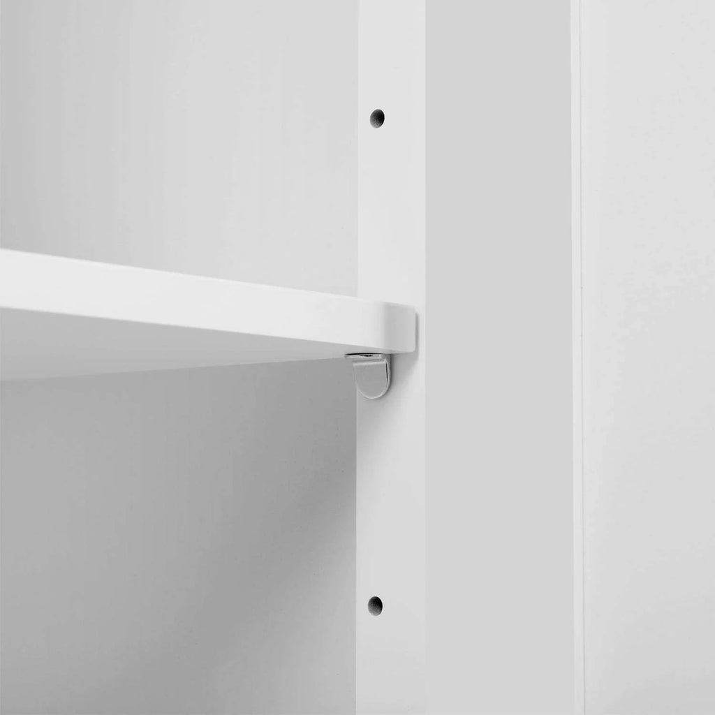 Tall Bathroom Storage Cabinet with 3 Tier Shelf and Door K568930