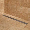 48x22 Linear Shower Drain with Flange Polished Stainless Steel Y851