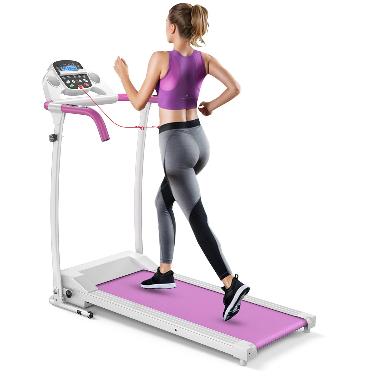 800W Folding Electric Treadmill K69266