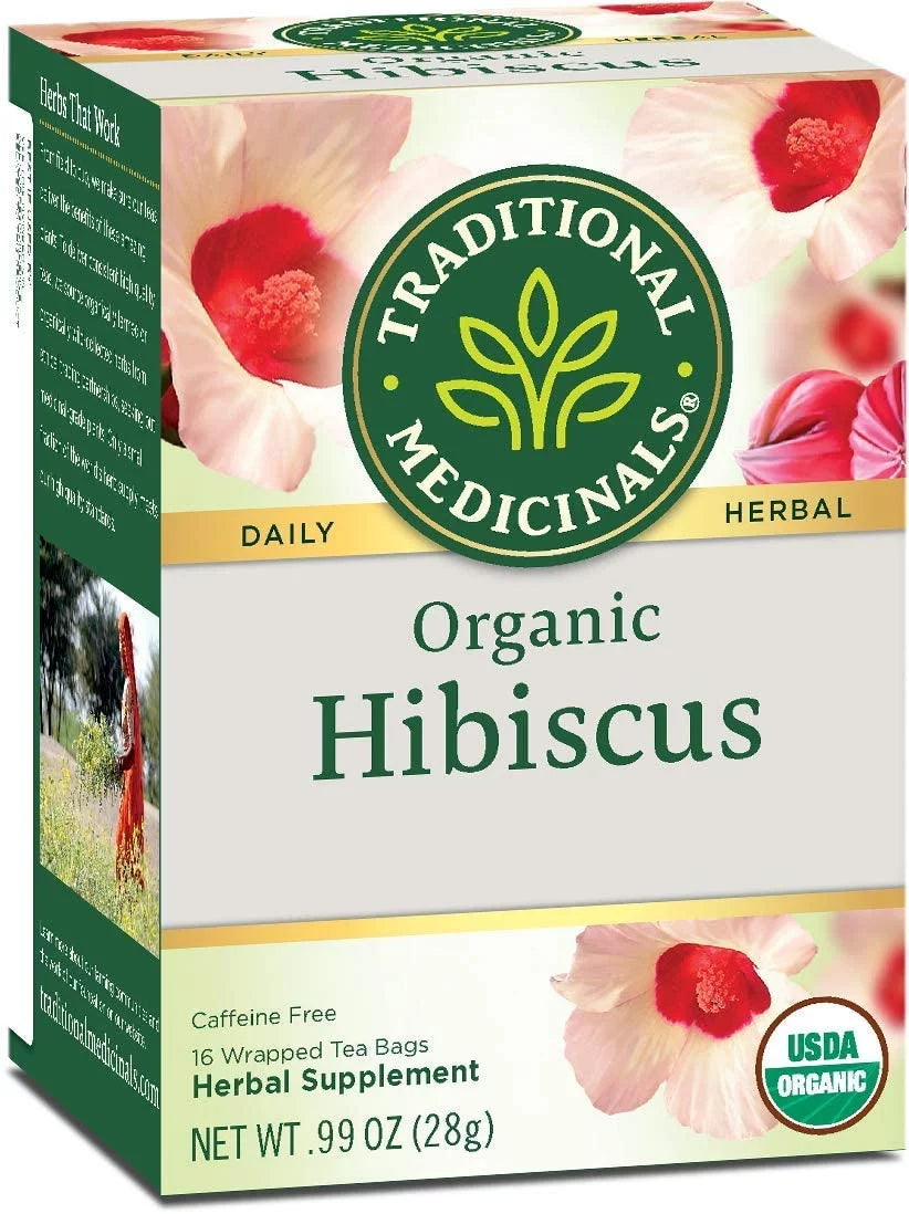 Organic Hibiscus Herbal Tea 16 CT Pack of 6 F378