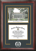 8.5x22 x 11x22 Spirit Graduate Diploma Frame with Campus Images Lithograph O64182