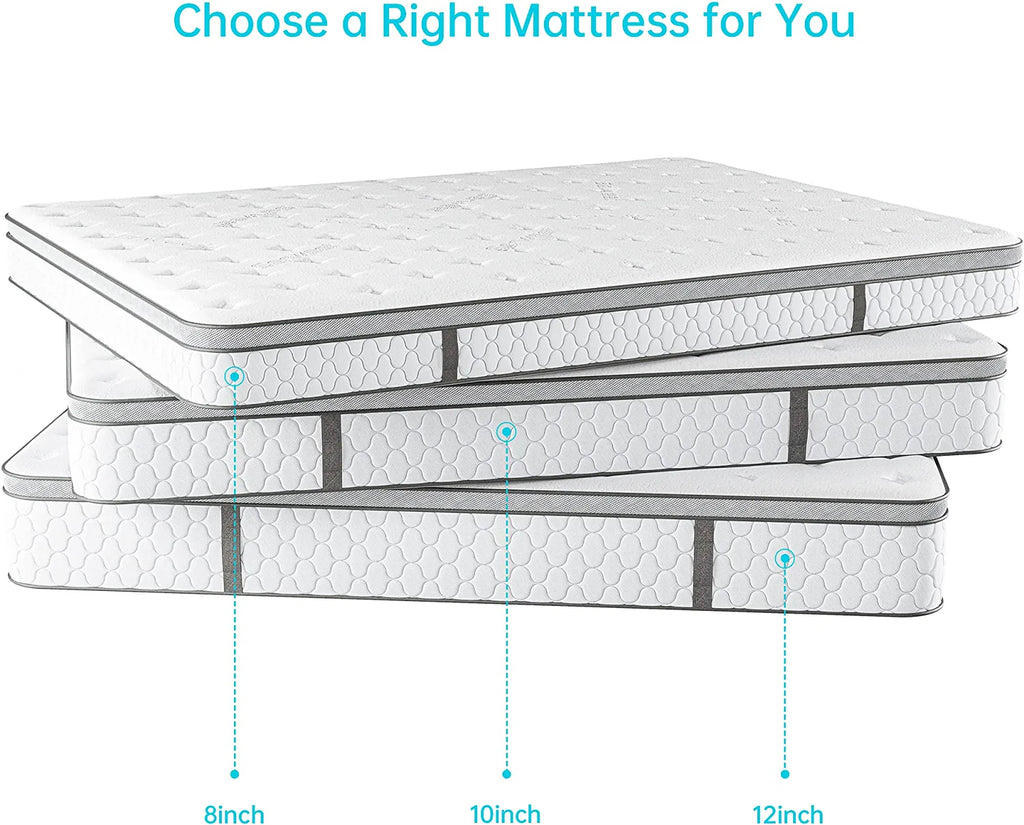 8 Inch Gel Memory Foam Hybrid Mattress N807
