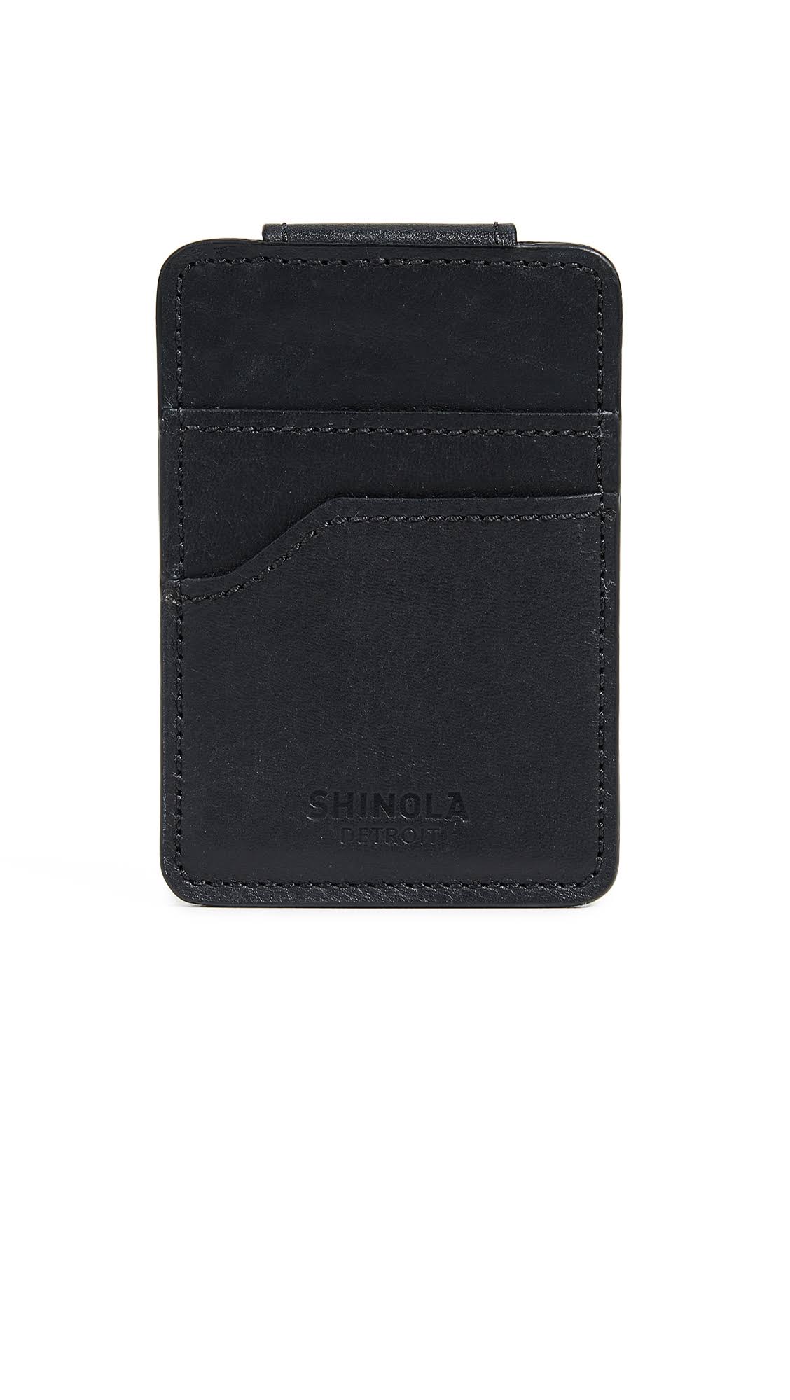 Magnetic Money Clip Card Wallet Black J38936