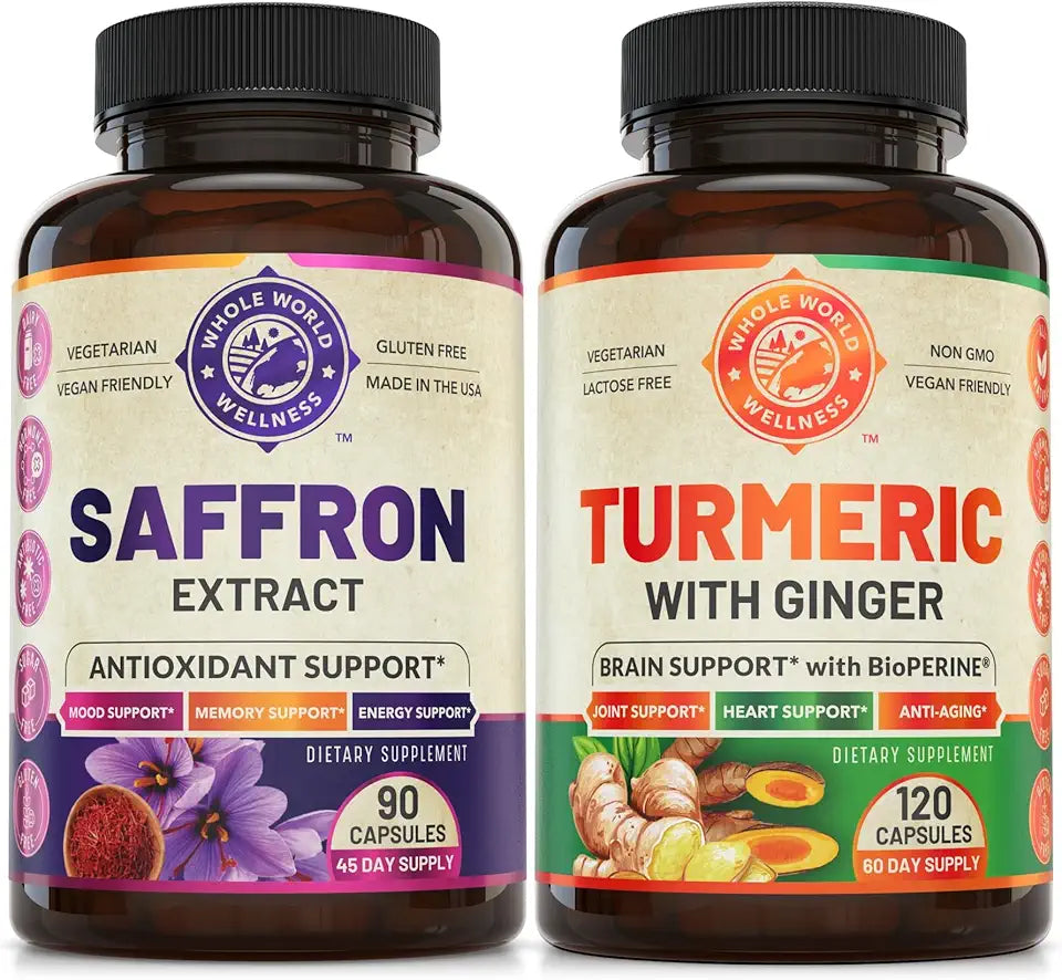 Saffron Extract & Turmeric Curcumin Bundle A82497
