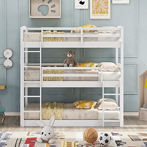 Queen Size Murphy Bed with Desk and 8 Shelves White T95174