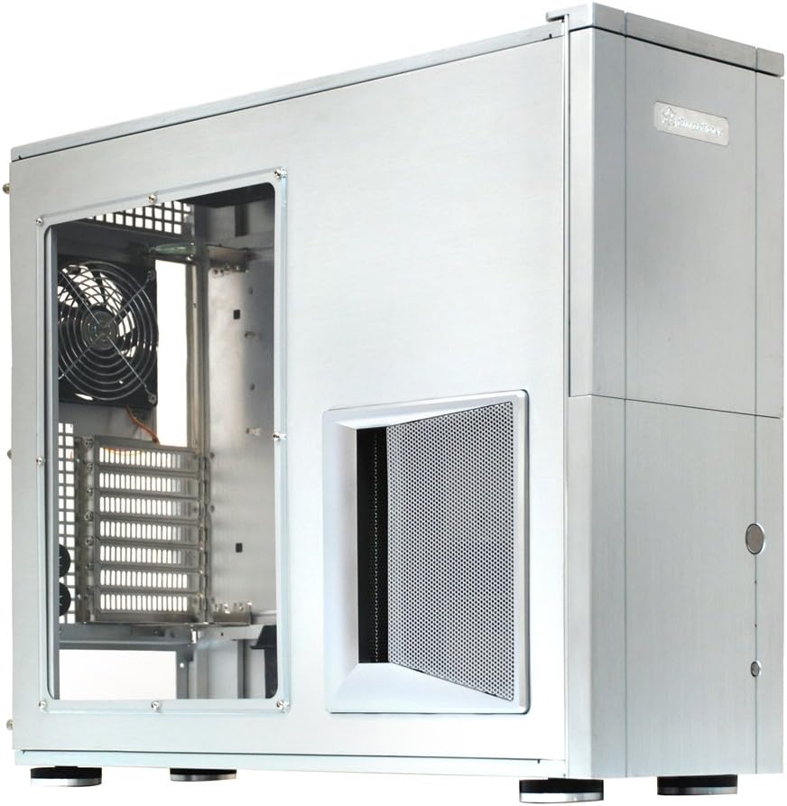 Black Aluminum front panel steel body ATX Mid Tower Computer Case X9579
