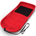 Red Snow Sled with Pull Strap and Padded Seat O77051