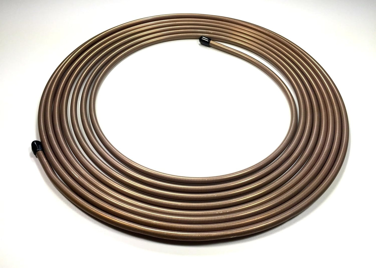 50 Feet of 5/16 Inch Copper Nickel Fuel Line Coil E641