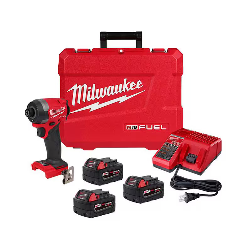 18-V Lithium-Ion Brushless Cordless 1/4 in. Hex Impact Driver Kit M7115