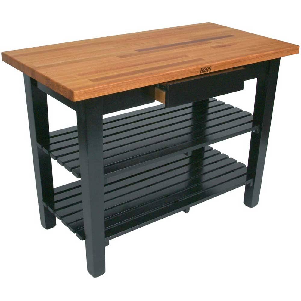 Oak Table Kitchen Island 48X30X1-1/2 K414