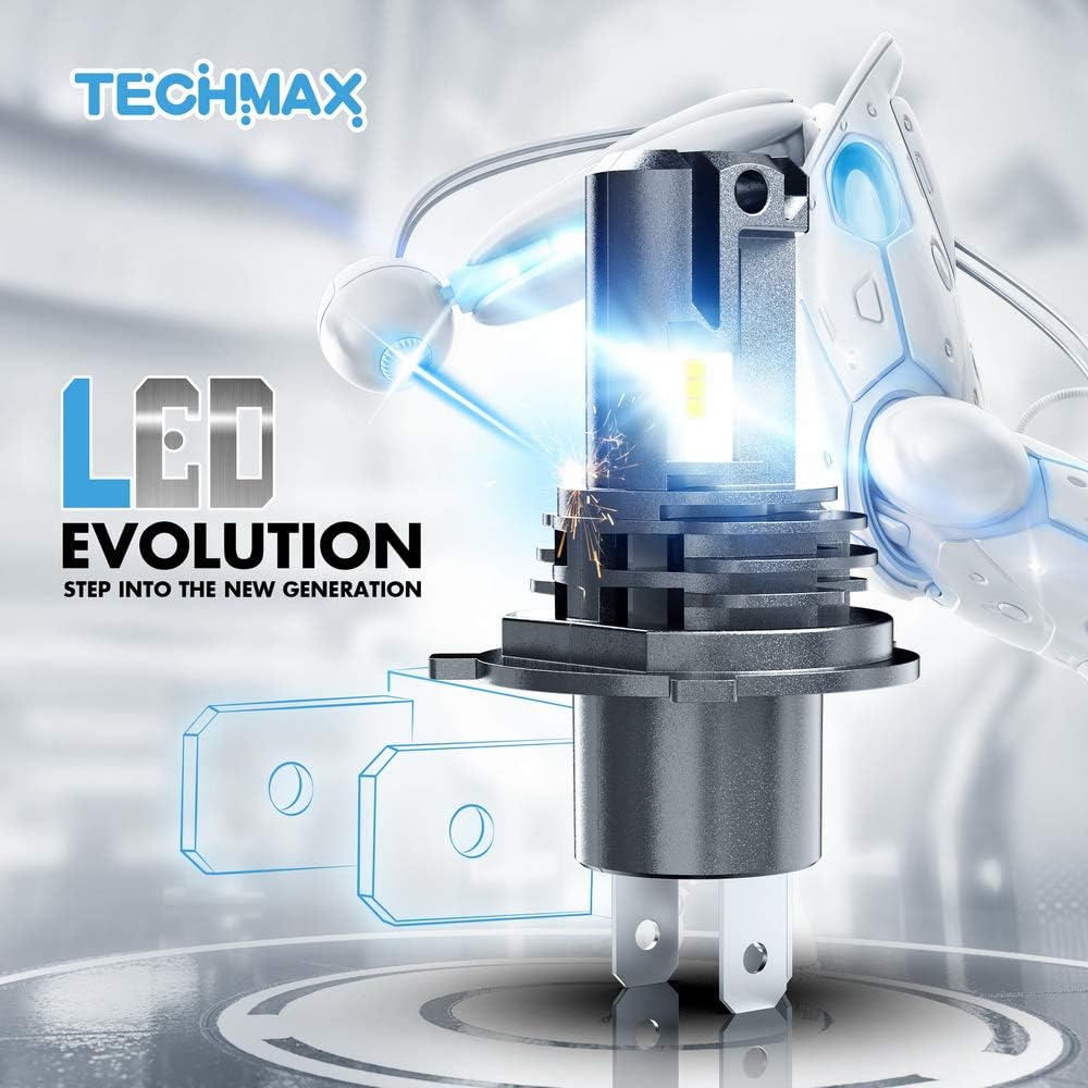 H4 LED Bulb 6500K Xenon White 9003 Conversion Kit of 2 N913