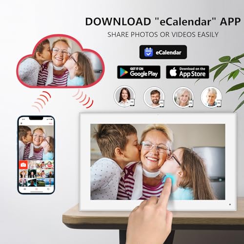10.1 Inch Smart Digital Calendar Planner & Chore Chart, IPS HD Touchscreen Interactive Display C533205