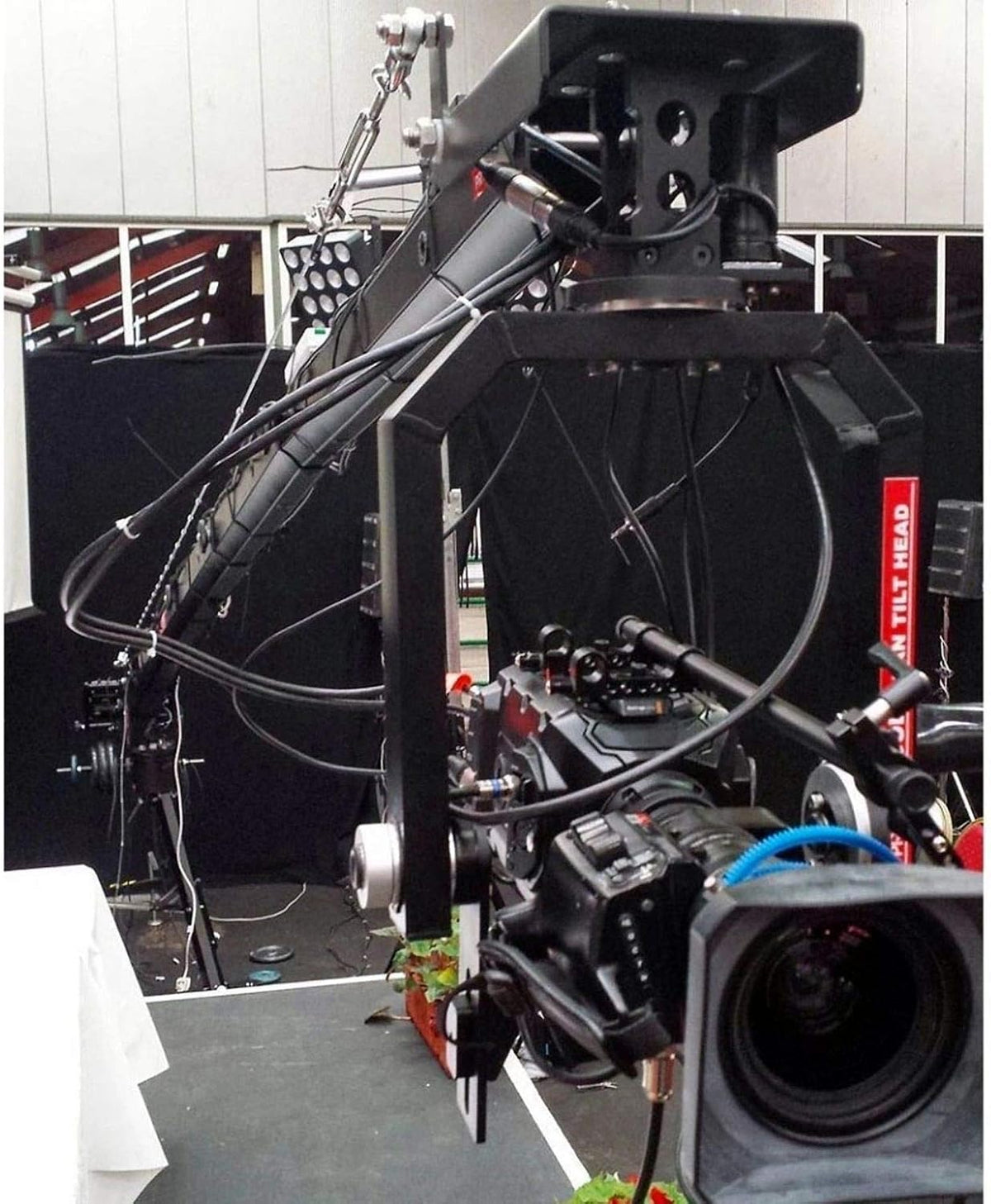 Gold Motorized Camera Pan Tilt Head with Joystick Control X4250